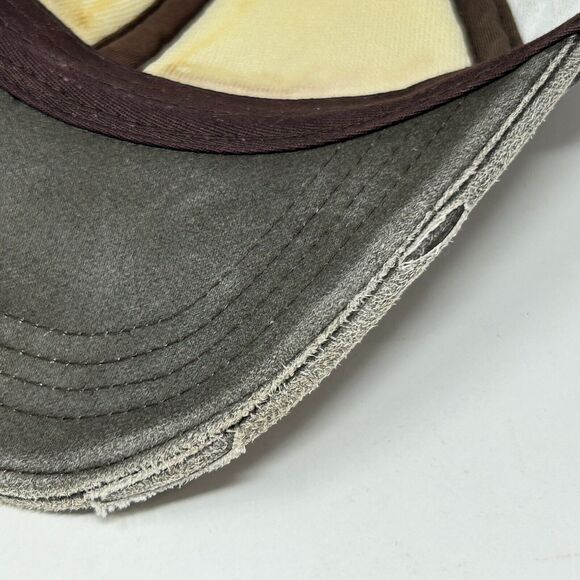 2K Video Games Baseball Hat Cap Gamer Gaming Strapback 6 Panel Distressed Brown - Picture 6 of 12